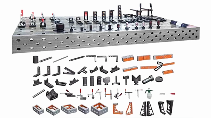 Modular 3D Welding Table Jigs and Fixtures Modular 3D Welding Table Jigs and Fixtures